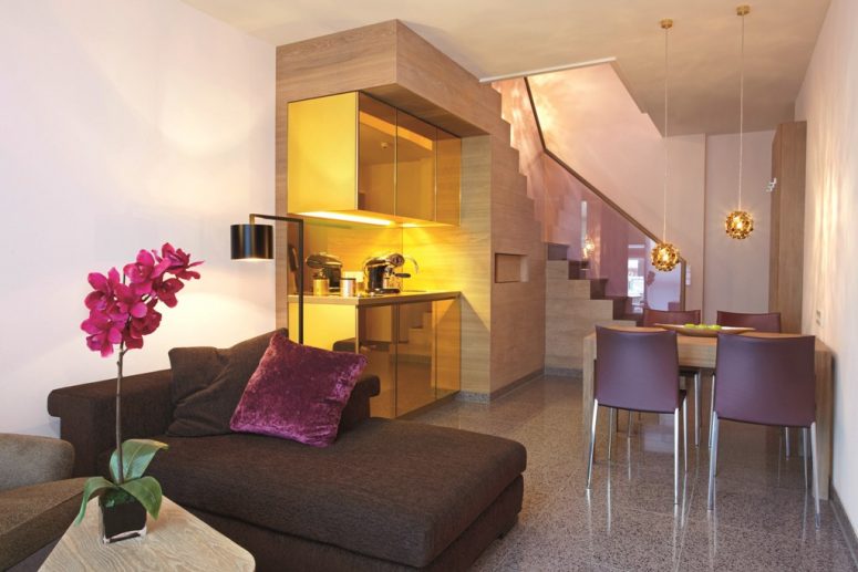 abido suite Hotel Wohnzimmer Einrichtung mit Designermöbeln